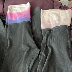 Hard Tail Tie-Dye Rollover Workout Pants